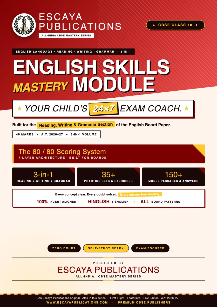 Escaya English Language Mastery Module — CBSE Class 10