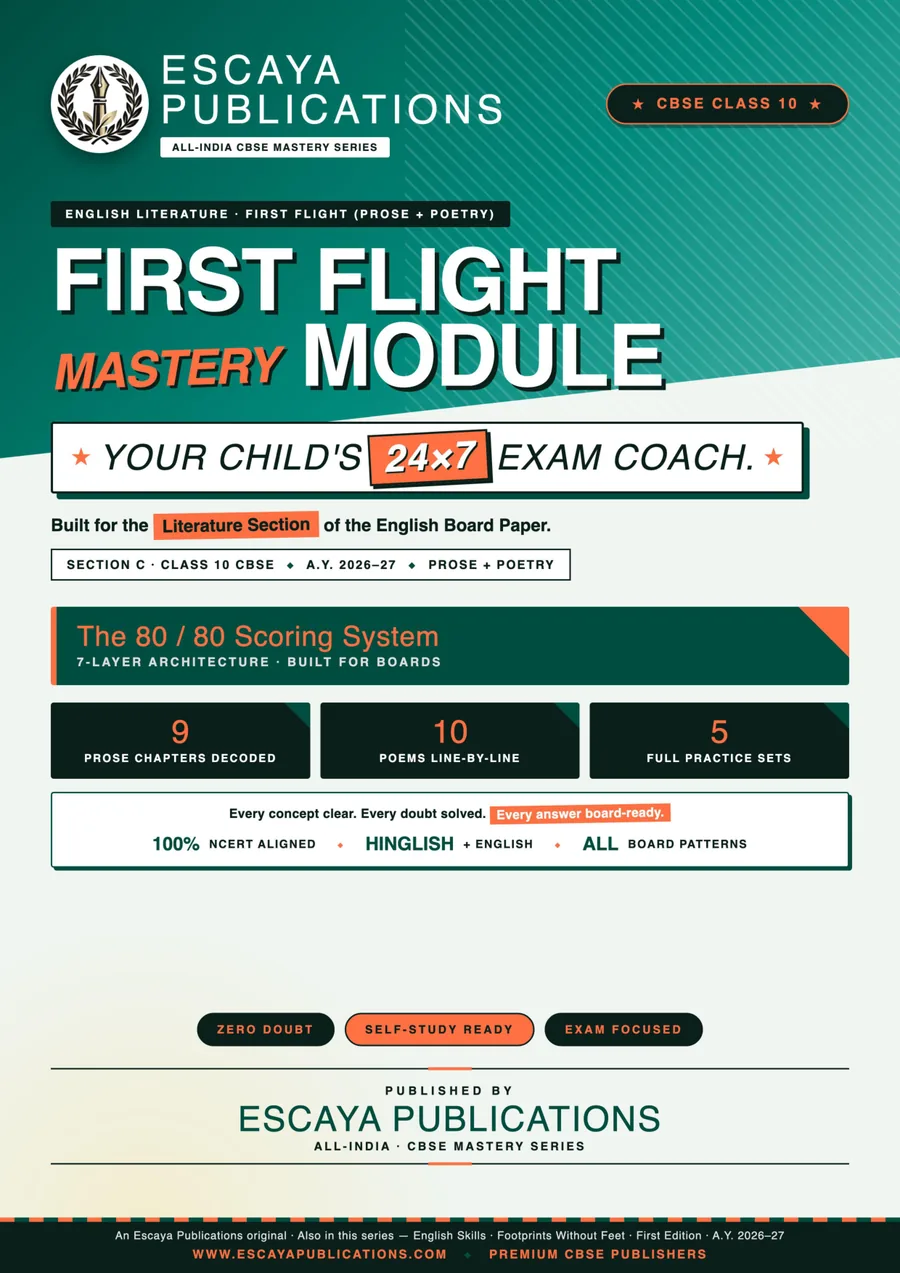 Escaya First Flight Mastery Module — CBSE Class 10