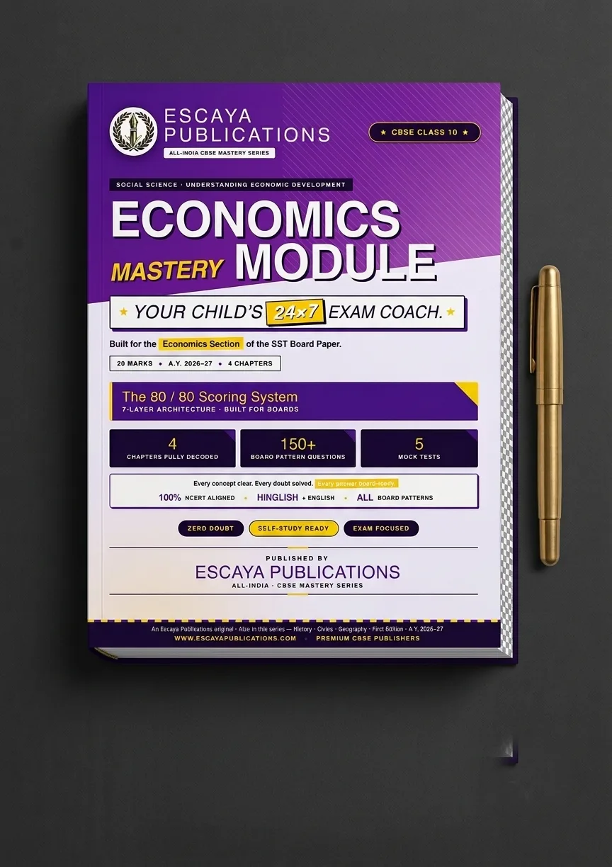 The Escaya Economics Mastery Module on a desk